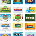 16+ Back to school text effects