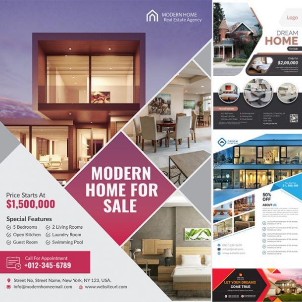 35+ Banner Bất Động Sản file AI EPS