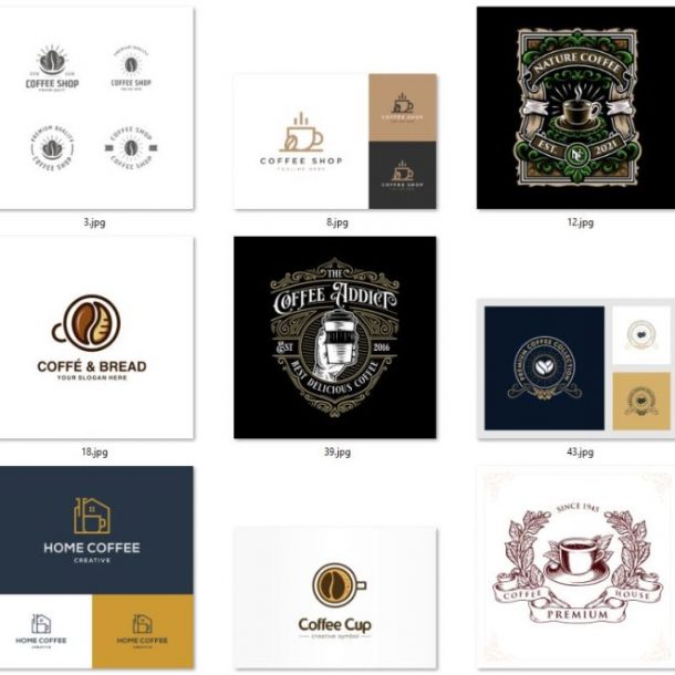 50+ Coffee Logo