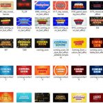 50+ Coming soon Text Effect