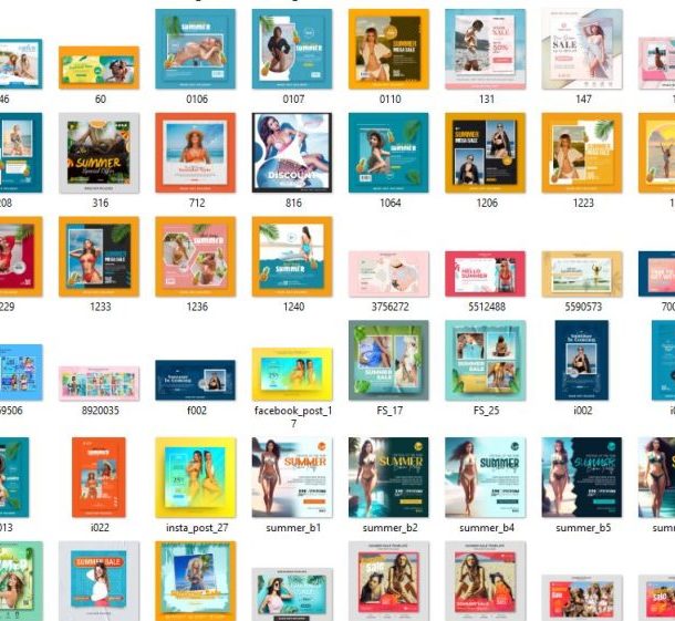 52+ Bikini sale banner – banner quảng cáo bikini