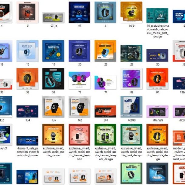 60+ Smart Watch banner