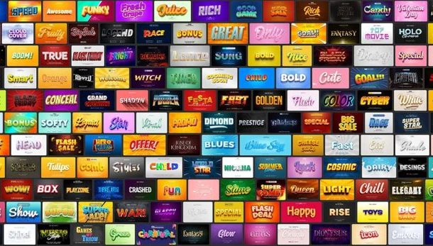 6000+ Text Effect – PSD – Phần 16