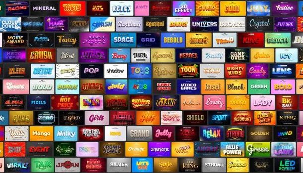 6000+ Text Effect – PSD – Phần 18