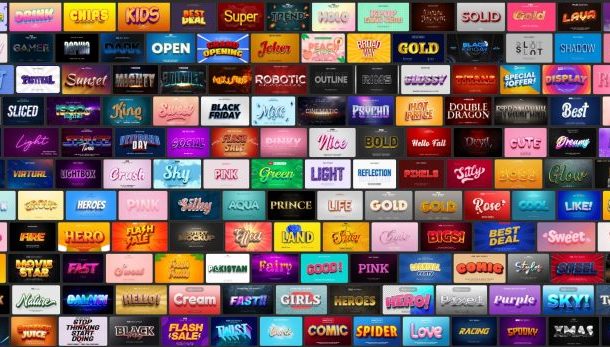 6000+ Text Effect – PSD – Phần 22