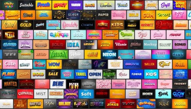 6000+ Text Effect – PSD – Phần 24