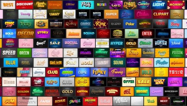 6000+ Text Effect – PSD – Phần 27