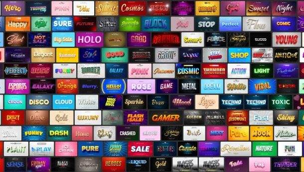 6000+ Text Effect – PSD – Phần 28