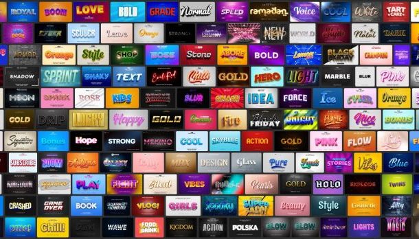 6000+ Text Effect – PSD – Phần 29