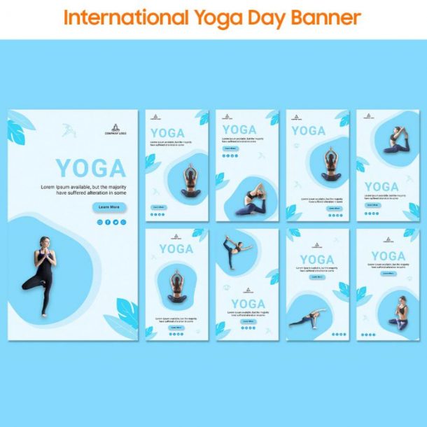 International Yoga Day Banner