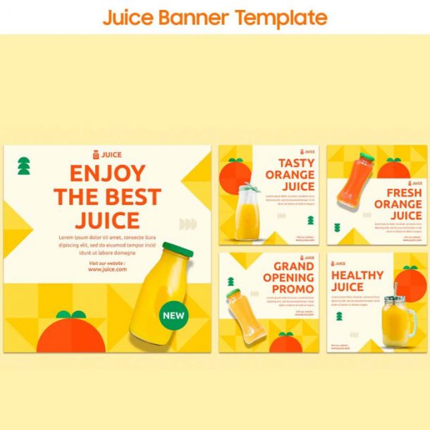 Juice Banner Template