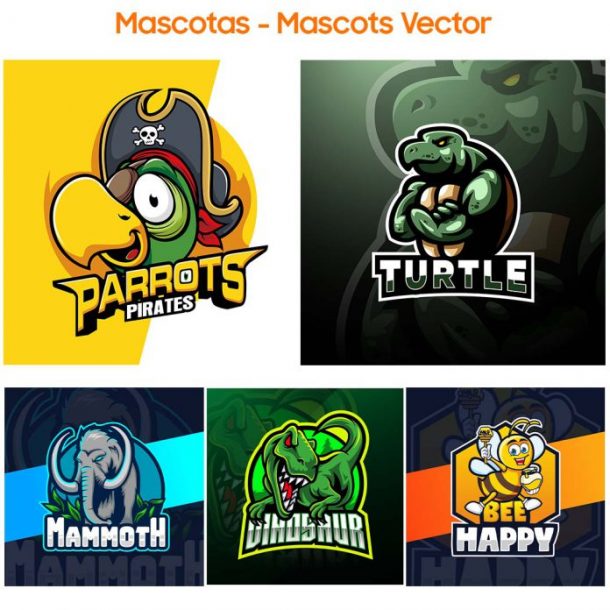 Mascotas – Mascots Vector