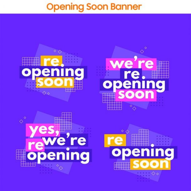 Opening Soon Banner