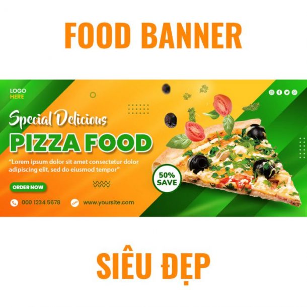 Food banner đẹp