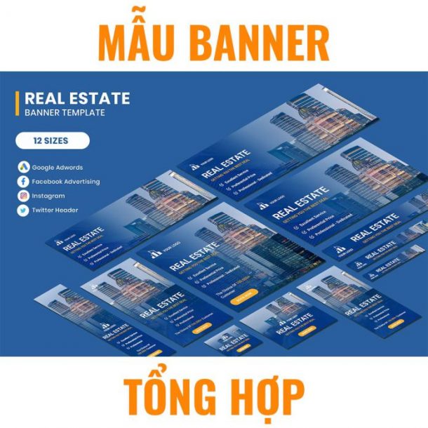 Mẫu banner tổng hợp các chủ đề